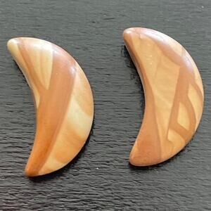 Picture Jasper Crystal Moon Set